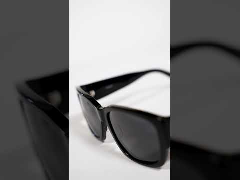 iamtrend ace black square sunglasses